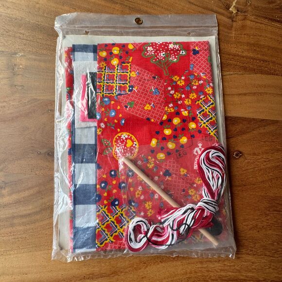 Bucilla Needle Craft Kit 2851 Gingham Dog 12" + Calico Cat 14” Sewing Needlework - Picture 7 of 7